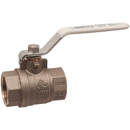 Nibco 1-1/4 in. Brass Lead Free FIP Ball Valve TFP600ALF114